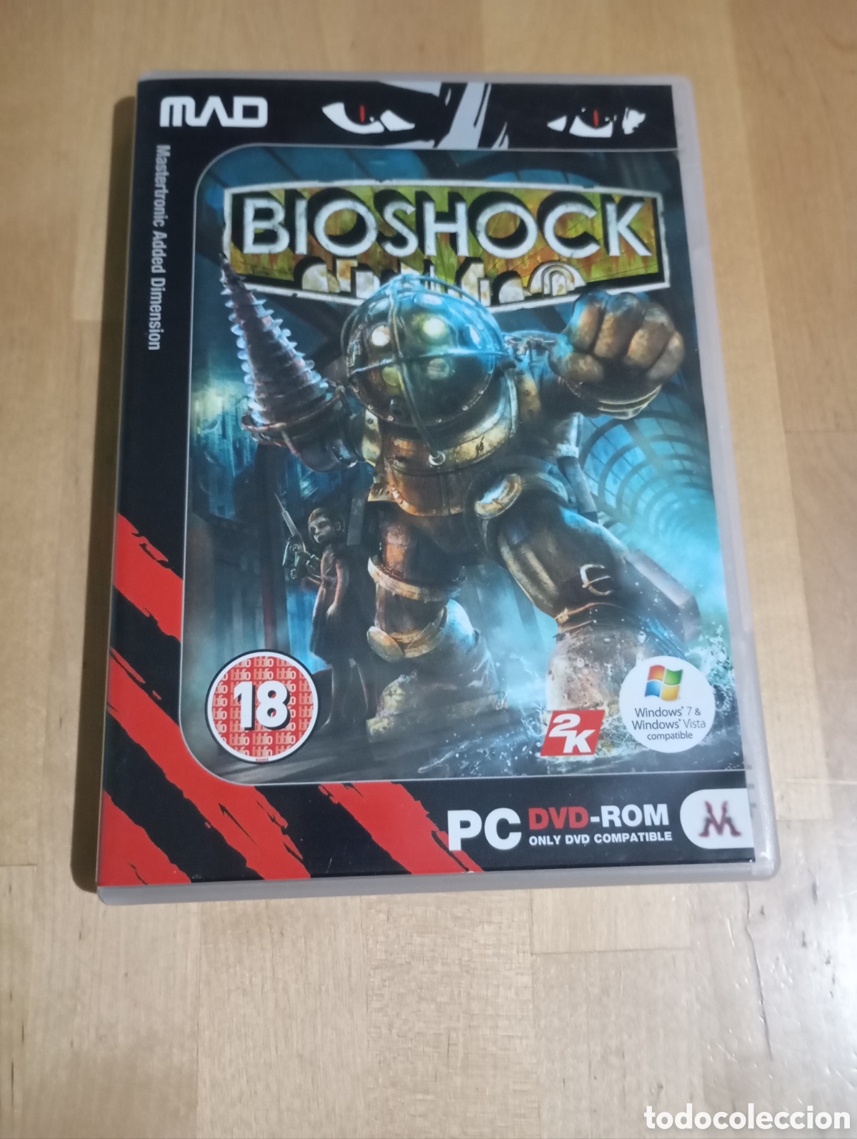 Videojuegos y consolas: Bioshock PC DVD Mastertronic Added Dimension UK version # shooter +18 - Foto 1