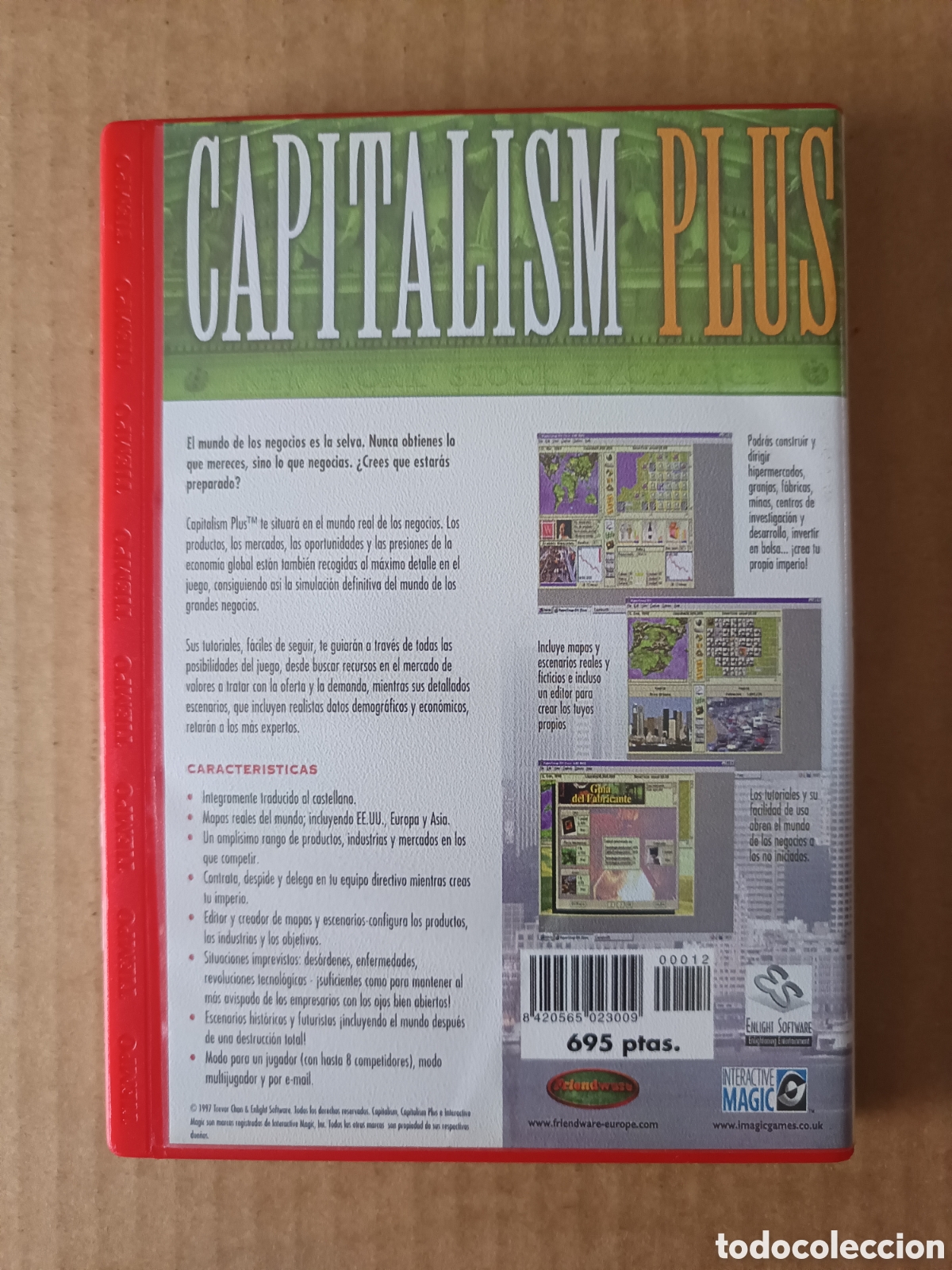 Videojuegos y consolas: Juego PC CD-Rom Capitalism Plus (Friendware/Interactive Magic, 1997). Ediciones Tiempo. - Foto 2