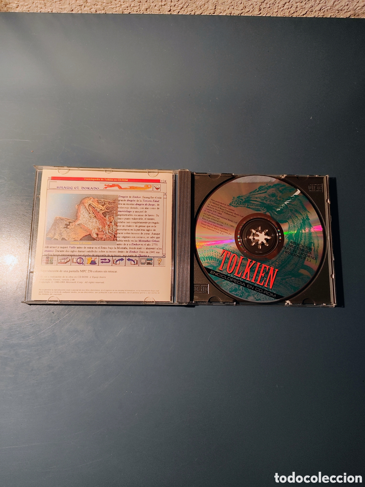 Videojuegos y consolas: Enciclopedia Tolkien PC - Foto 3