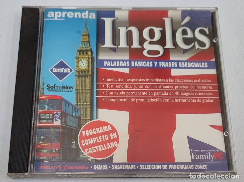 Videojuegos y consolas: APRENDA INGLES PROGRAMA COMPLETO EUROTALK SOFTVISION FAMILY PC, CD-ROM INTERACTIVO - Foto 1