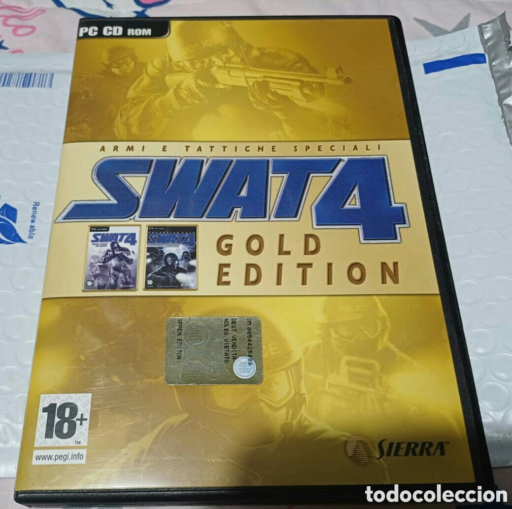 Videojuegos y consolas: SWAT 4 Gold edition PC CD ROM - Foto 1