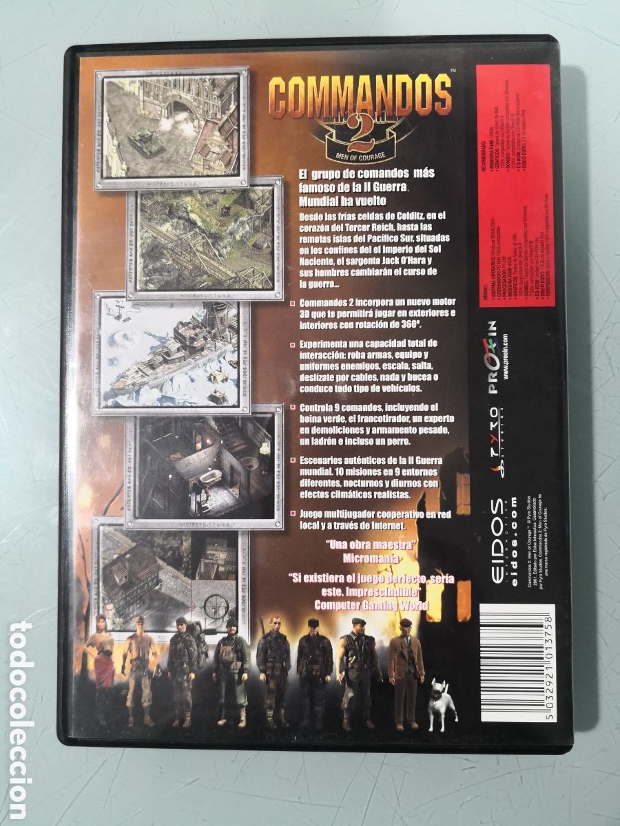 Videojuegos y consolas: Juego para PC en CD-ROM Commandos 2,Men of Courage. - Foto 2