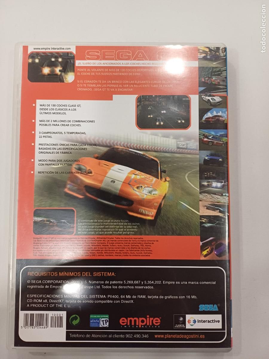 Videojuegos y consolas: SEGA GT/PC EMPIRE/PLANETA. - Foto 3