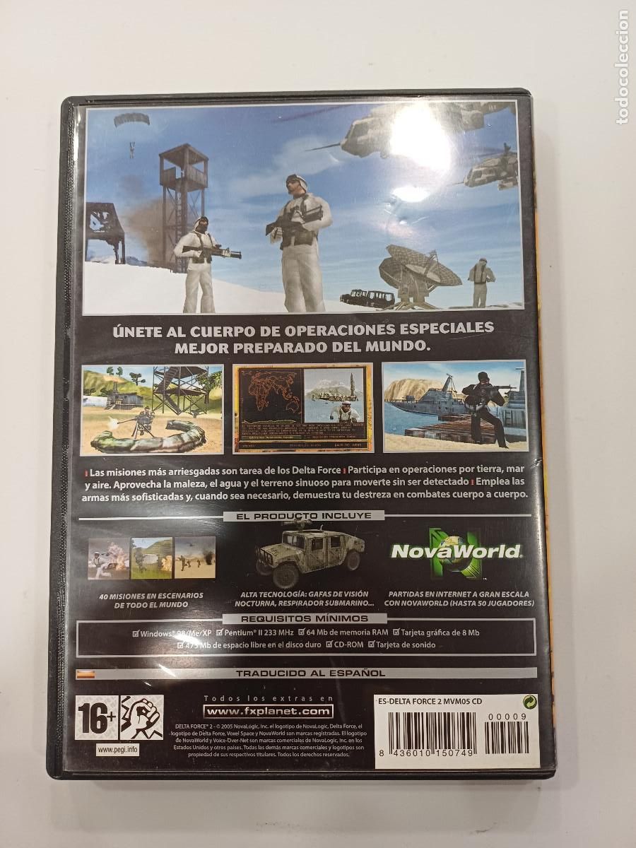 Videojuegos y consolas: DELTA FORCE 2/PC FX. - Foto 3