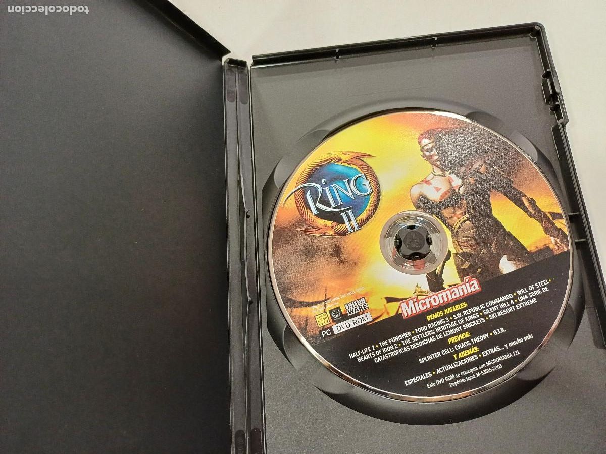 Videojuegos y consolas: RING II/PC COLECCION MICROMANIA. - Foto 2