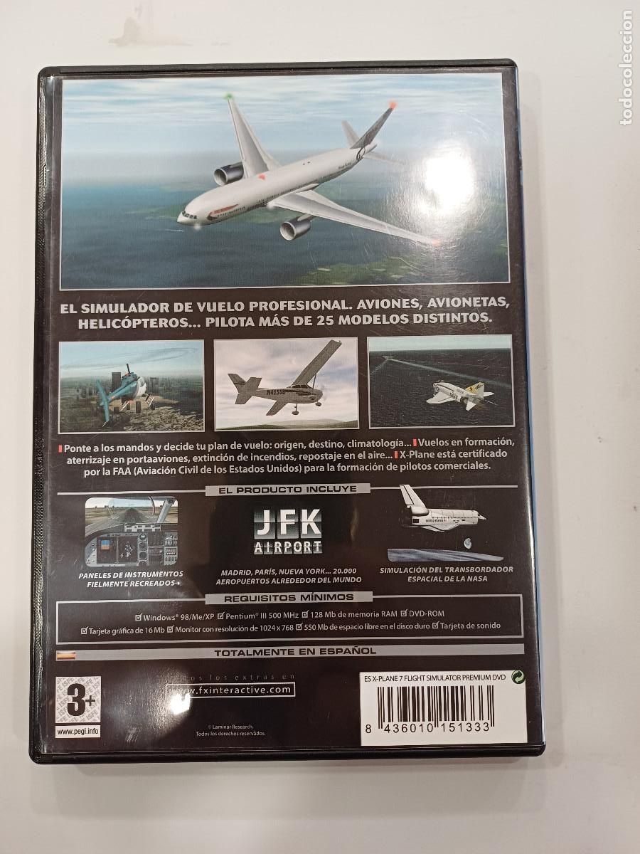 Videojuegos y consolas: X-PLANE 7/FLIGHT SIMULATOR/PC. - Foto 3