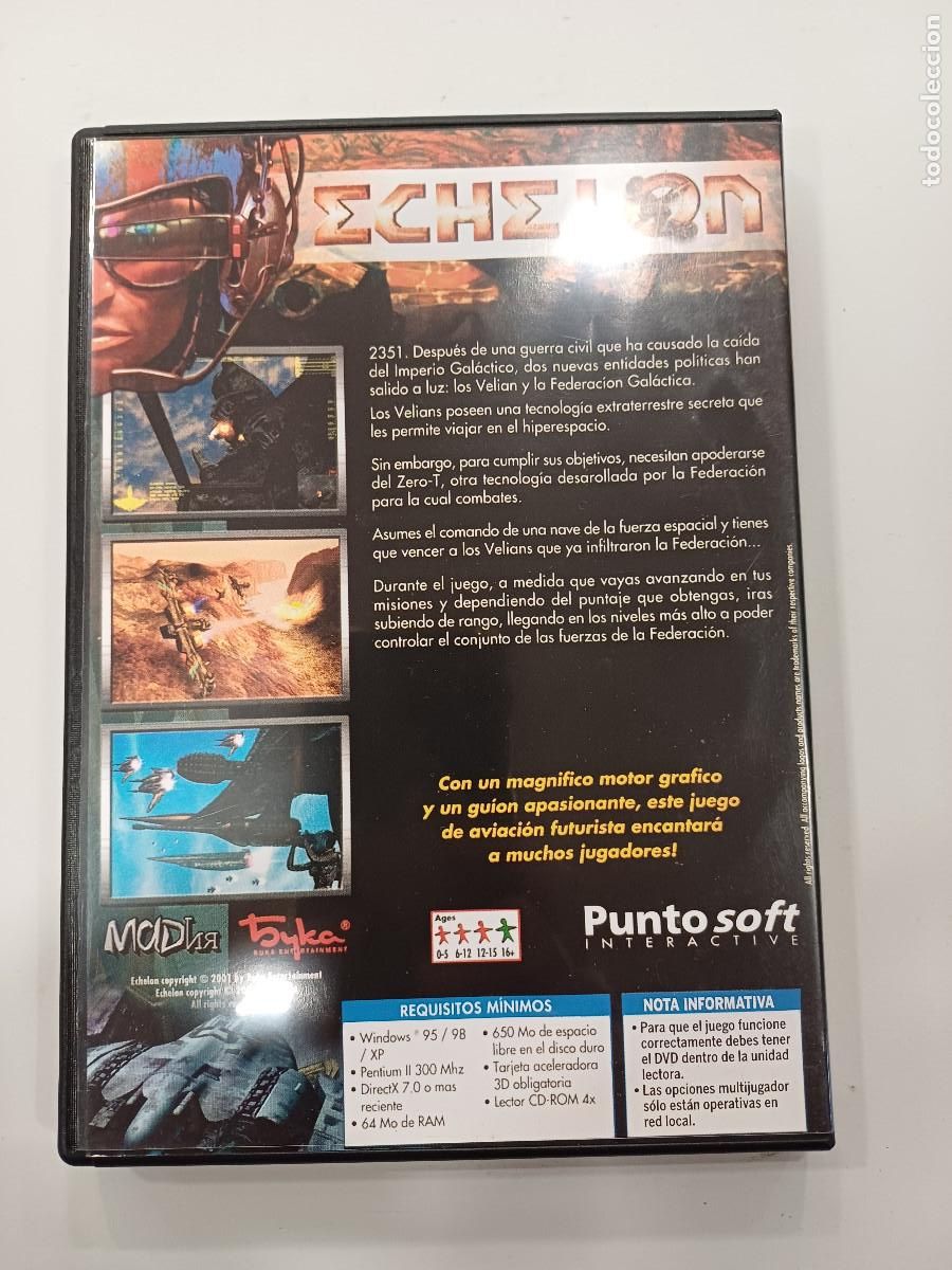 Videojuegos y consolas: ECHELON/PC PUNTO SOFT. - Foto 3