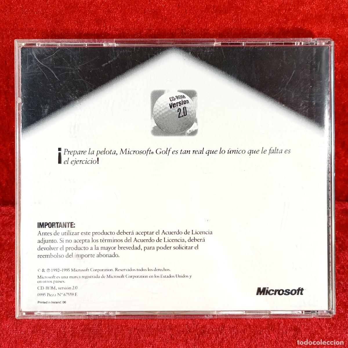 Videojuegos y consolas: GOLF - MICROSOFT - CD-ROM VERSI&Oacute;N 2.0. - VIDEOJUEGO - ORDENADOR PC / CD-290 - Foto 2