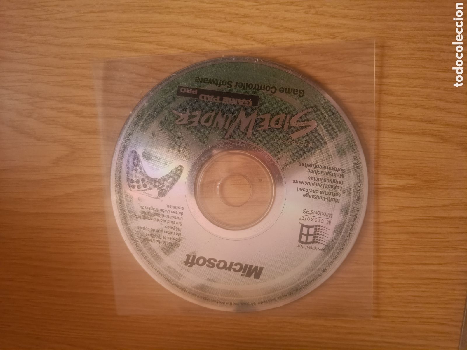 Videojuegos y consolas: CD JUEGO SIDEWINDER GAME PAD ERBE MICROSOFT. - Foto 1
