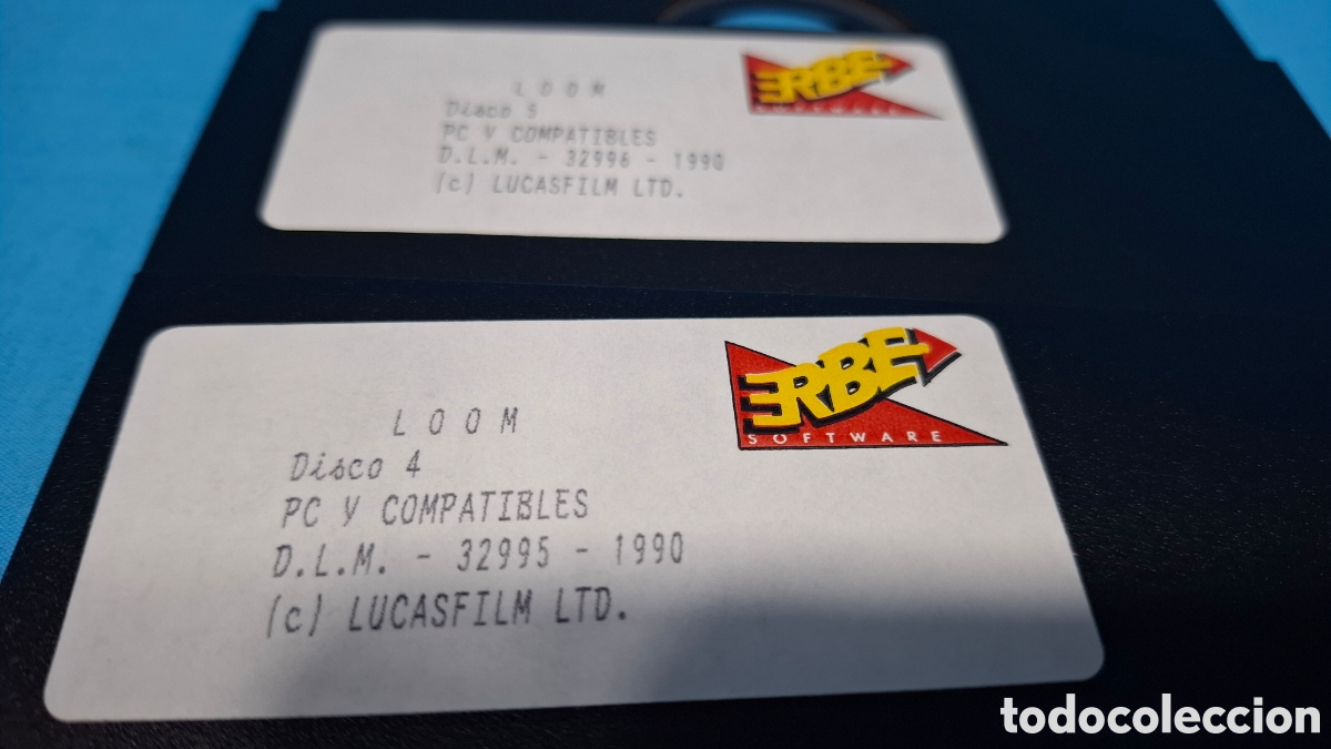 Videojuegos y consolas: LOOM - LUCAS FILM 1990 - ERBE - PC - Foto 10