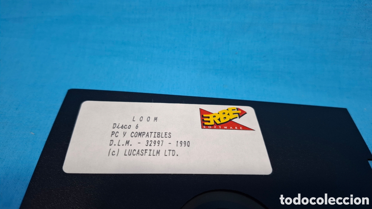 Videojuegos y consolas: LOOM - LUCAS FILM 1990 - ERBE - PC - Foto 12