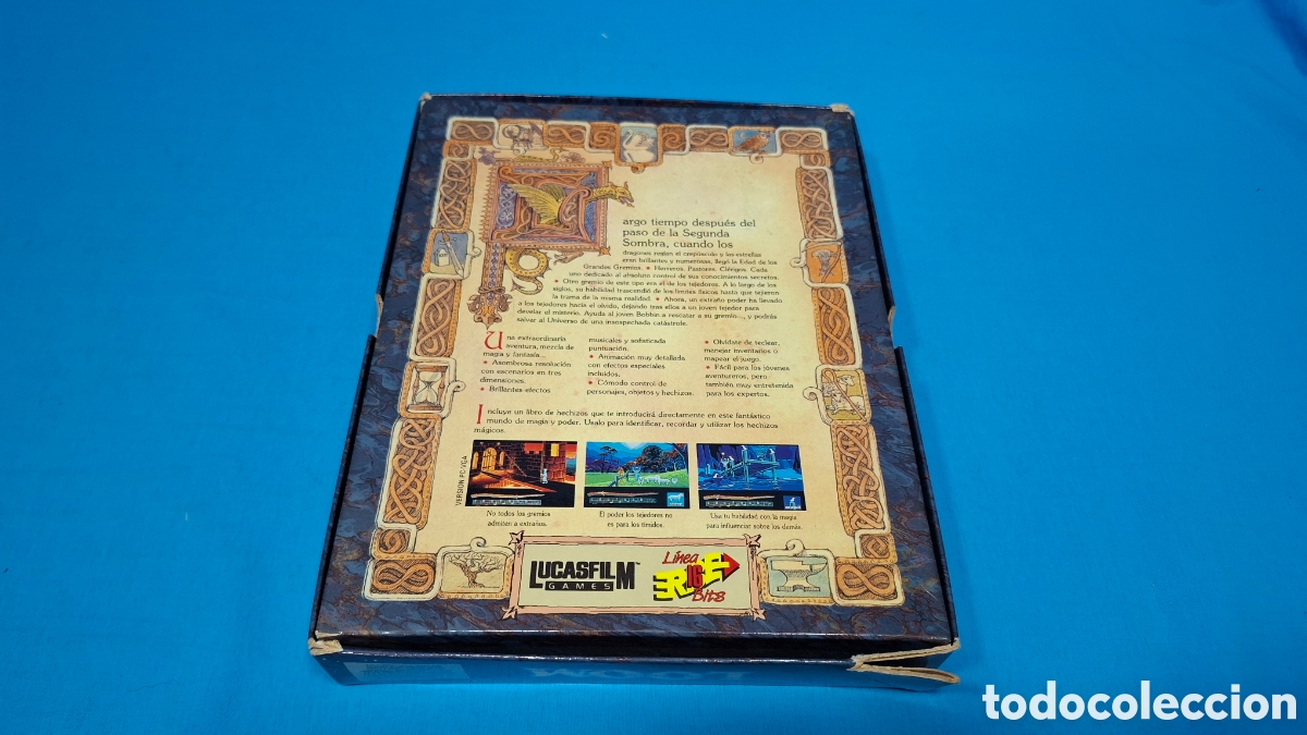 Videojuegos y consolas: LOOM - LUCAS FILM 1990 - ERBE - PC - Foto 13
