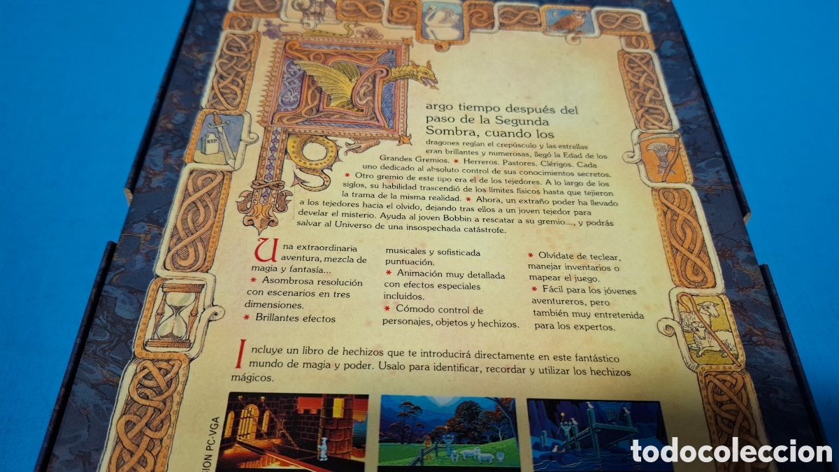 Videojuegos y consolas: LOOM - LUCAS FILM 1990 - ERBE - PC - Foto 14