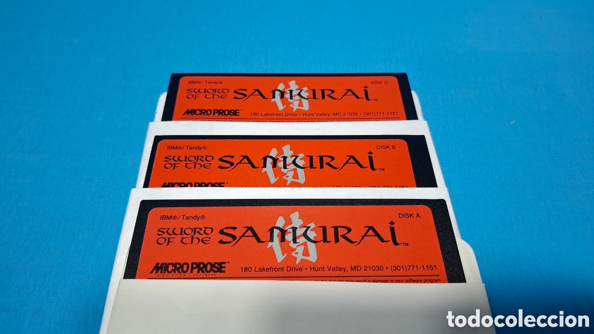Videojuegos y consolas: SWORD OF THE SAMURAI IBM PC 1989 - Foto 9