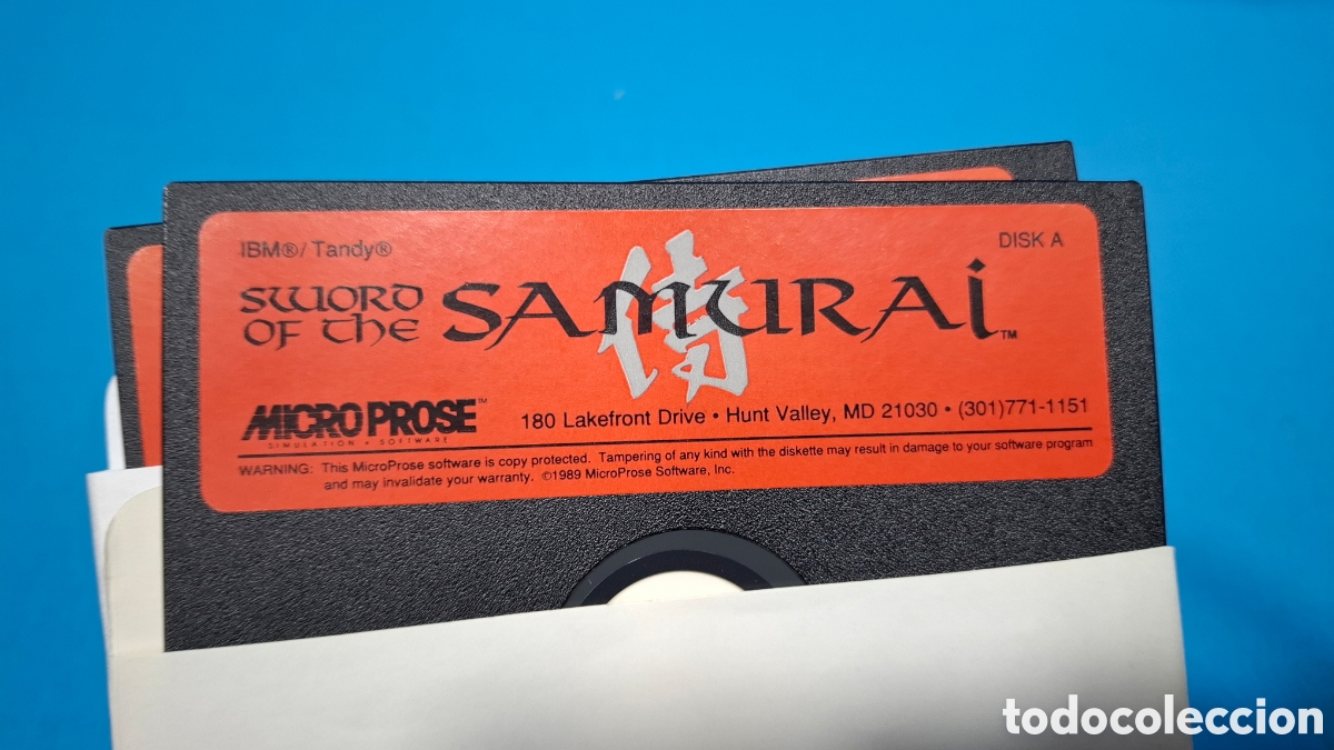 Videojuegos y consolas: SWORD OF THE SAMURAI IBM PC 1989 - Foto 10