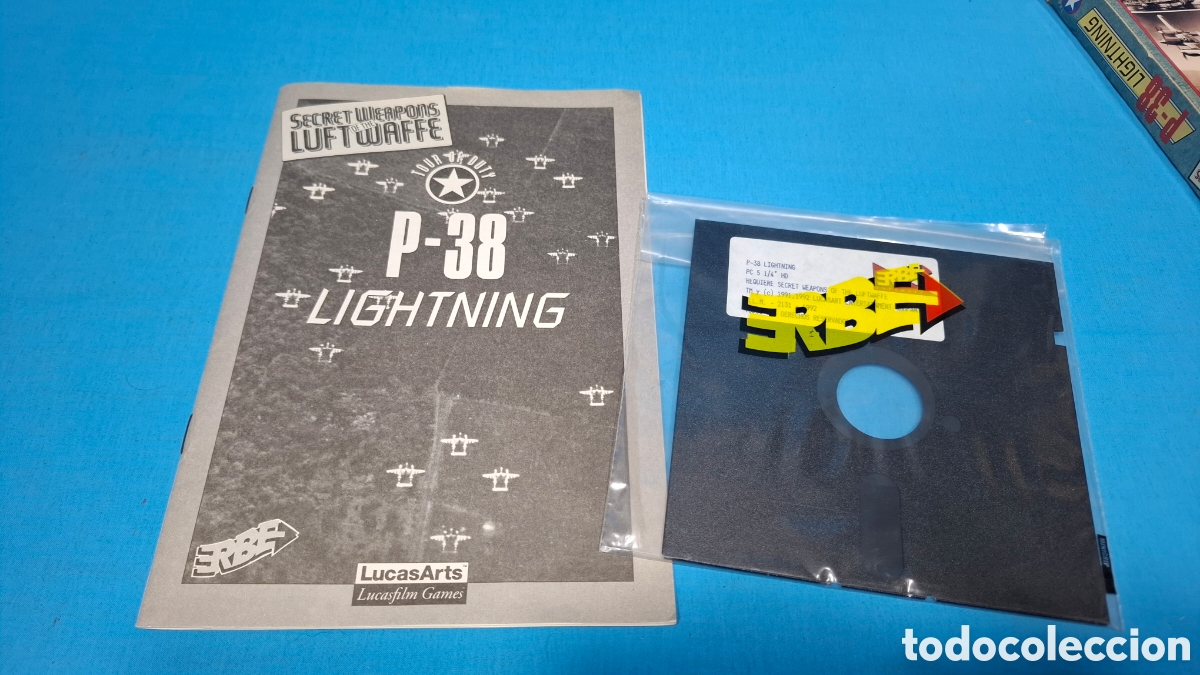 Videojuegos y consolas: P-38 LIGHTNING 1992 ERBE . PC - Foto 3