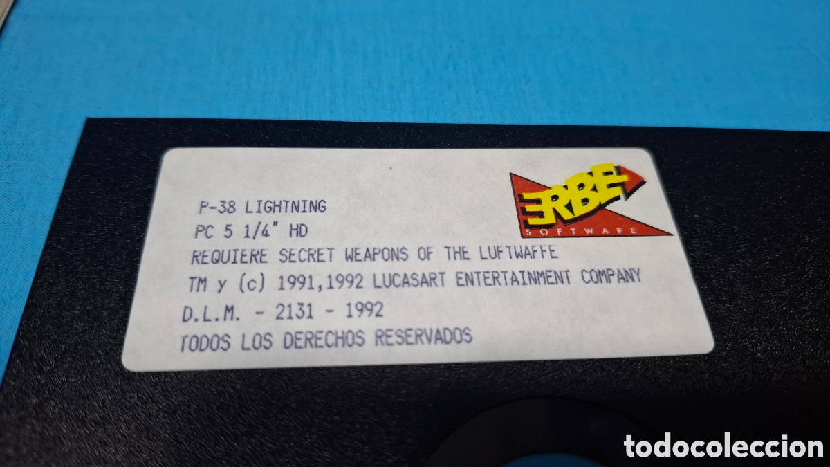Videojuegos y consolas: P-38 LIGHTNING 1992 ERBE . PC - Foto 5