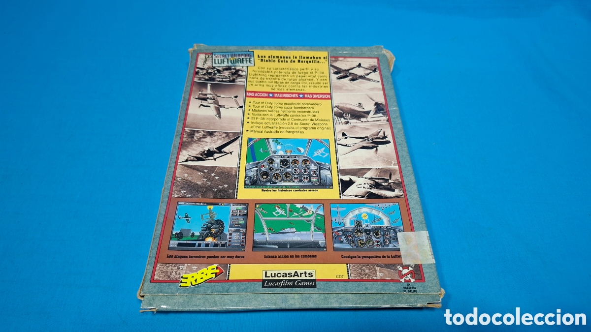 Videojuegos y consolas: P-38 LIGHTNING 1992 ERBE . PC - Foto 6