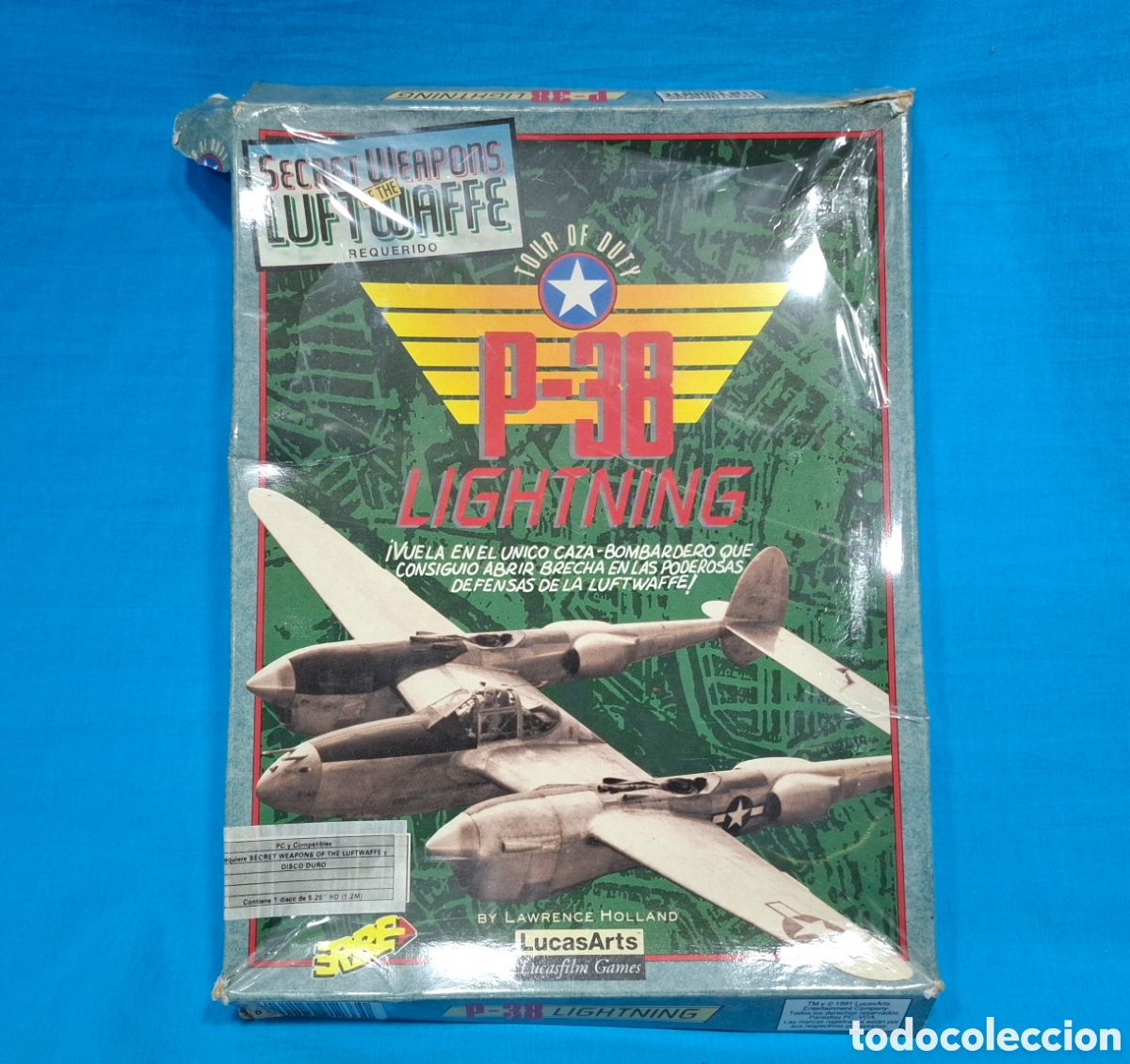 Videojuegos y consolas: P-38 LIGHTNING 1992 ERBE . PC - Foto 1