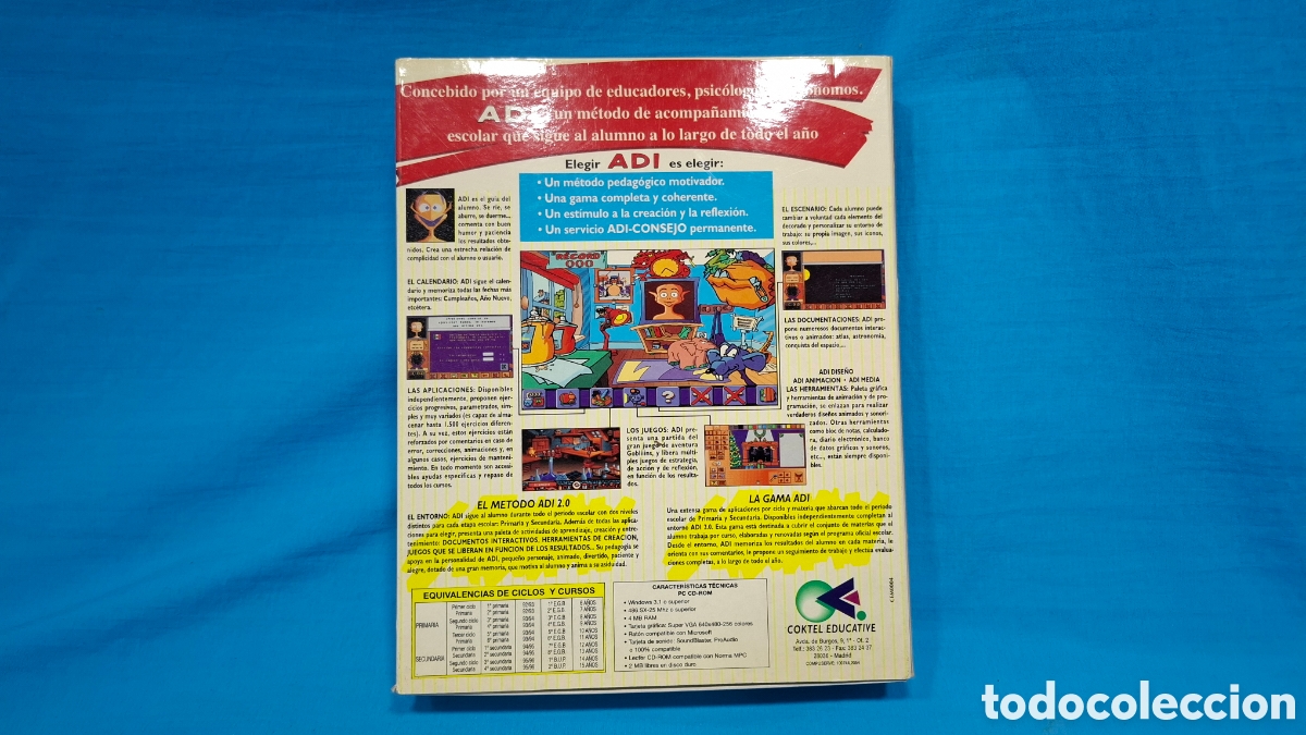 Videojuegos y consolas: MATEM&Aacute;TICAS - ADI - ACOMPA&Ntilde;ANTE ESCOLAR . PC , CD - ROM - Foto 9