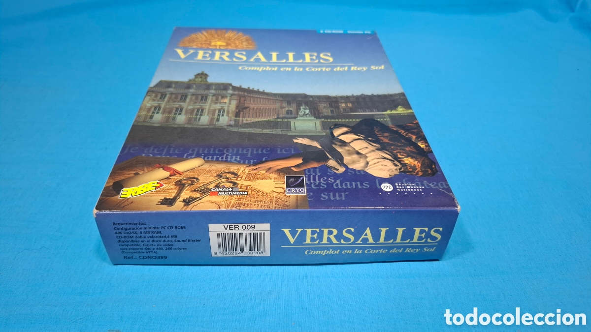 Videojuegos y consolas: VERSALLES - COMPLOT EN LA CORTE DEL REY SOL, 1996 . PC , CD - ROM - Foto 2