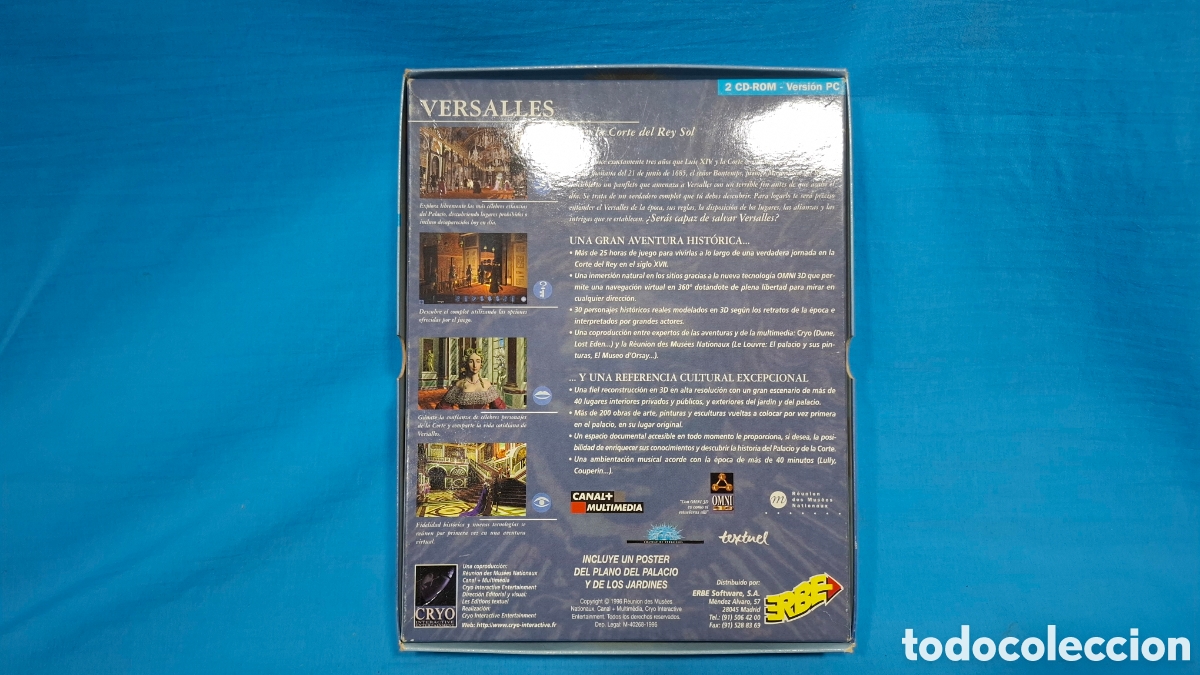 Videojuegos y consolas: VERSALLES - COMPLOT EN LA CORTE DEL REY SOL, 1996 . PC , CD - ROM - Foto 11