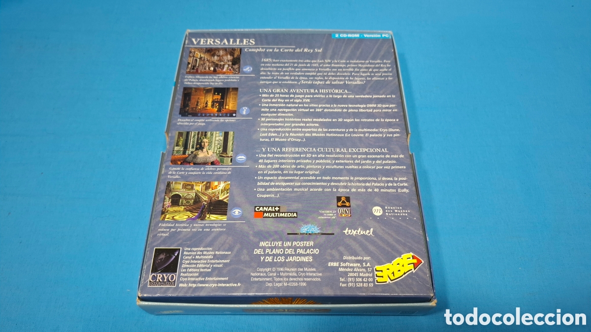 Videojuegos y consolas: VERSALLES - COMPLOT EN LA CORTE DEL REY SOL, 1996 . PC , CD - ROM - Foto 12
