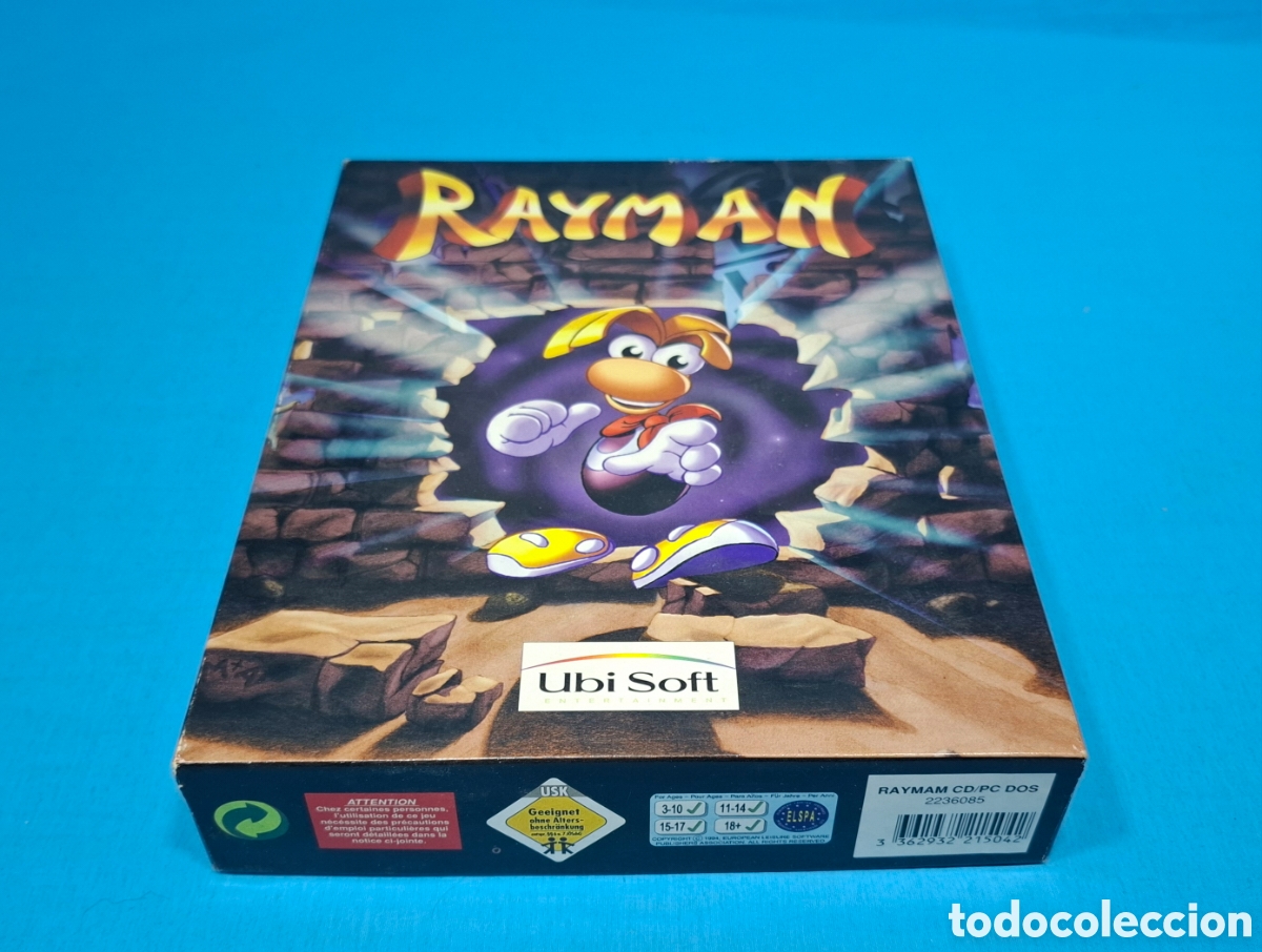 Videojuegos y consolas: RAYMAN 1995 - UBI SOFT PC ROM - Foto 2