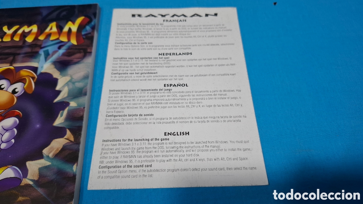 Videojuegos y consolas: RAYMAN 1995 - UBI SOFT PC ROM - Foto 7