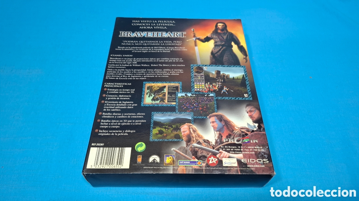 Videojuegos y consolas: BRAVEHEART 1999 - PROXIM - EIDOS . PC - CD - ROM - Foto 10