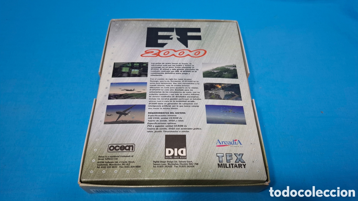 Videojuegos y consolas: EF 2000, 1995 ENGLISH VERSION . CD - ROM - Foto 13