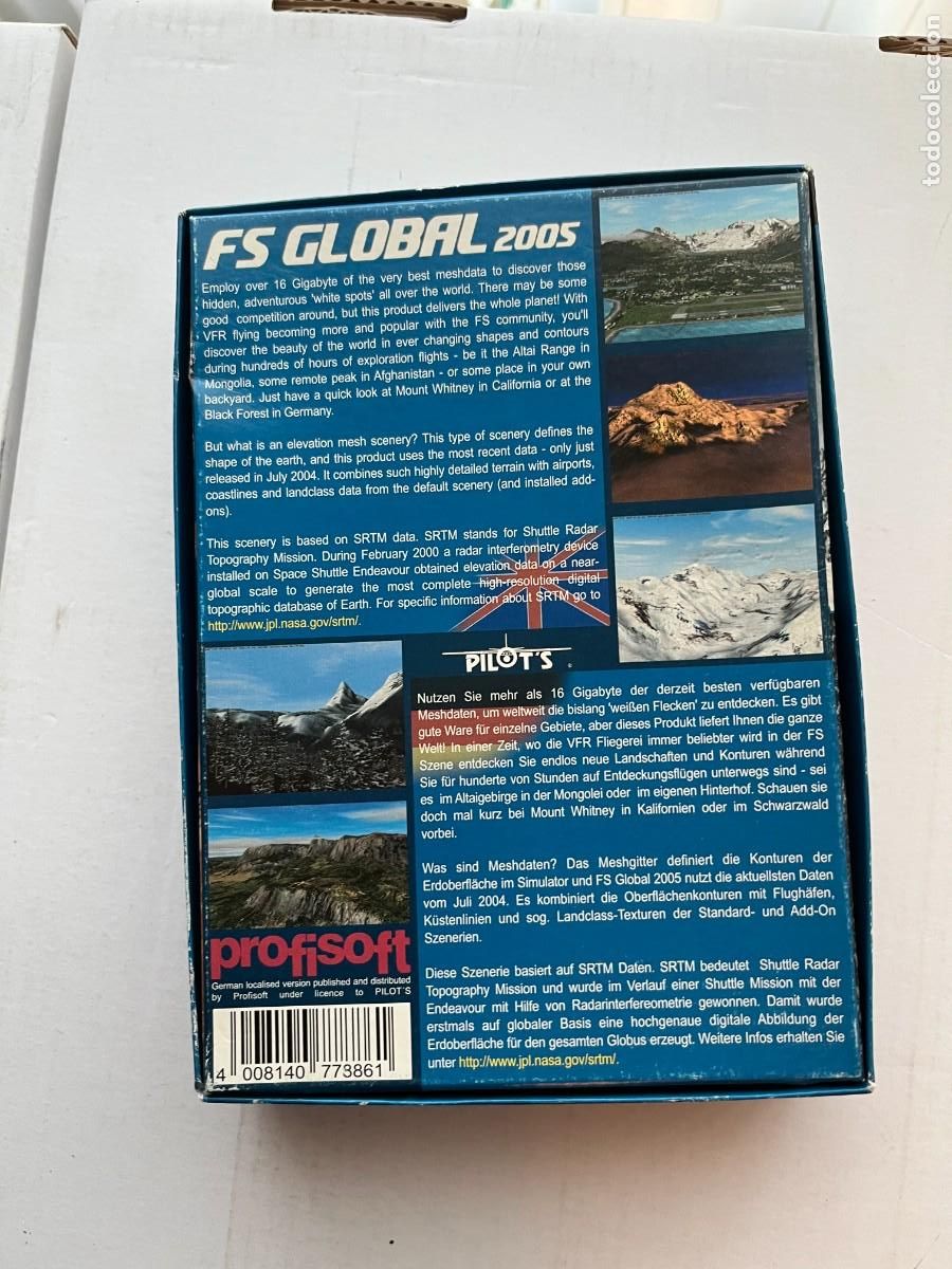 Videojuegos y consolas: FS GLOBAL 2005 FOR MICROSOFT FLIGHT SIMULATOR PC DVD ROM - Foto 2