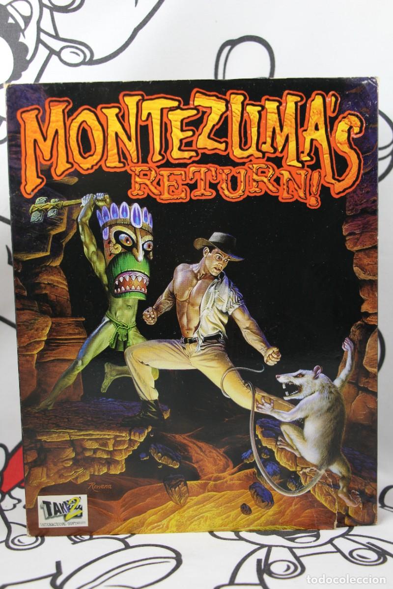 Videojuegos y consolas: PC MONTEZUMAS RETURN BUEN ESTADO VERSION EUROPEA - Foto 1