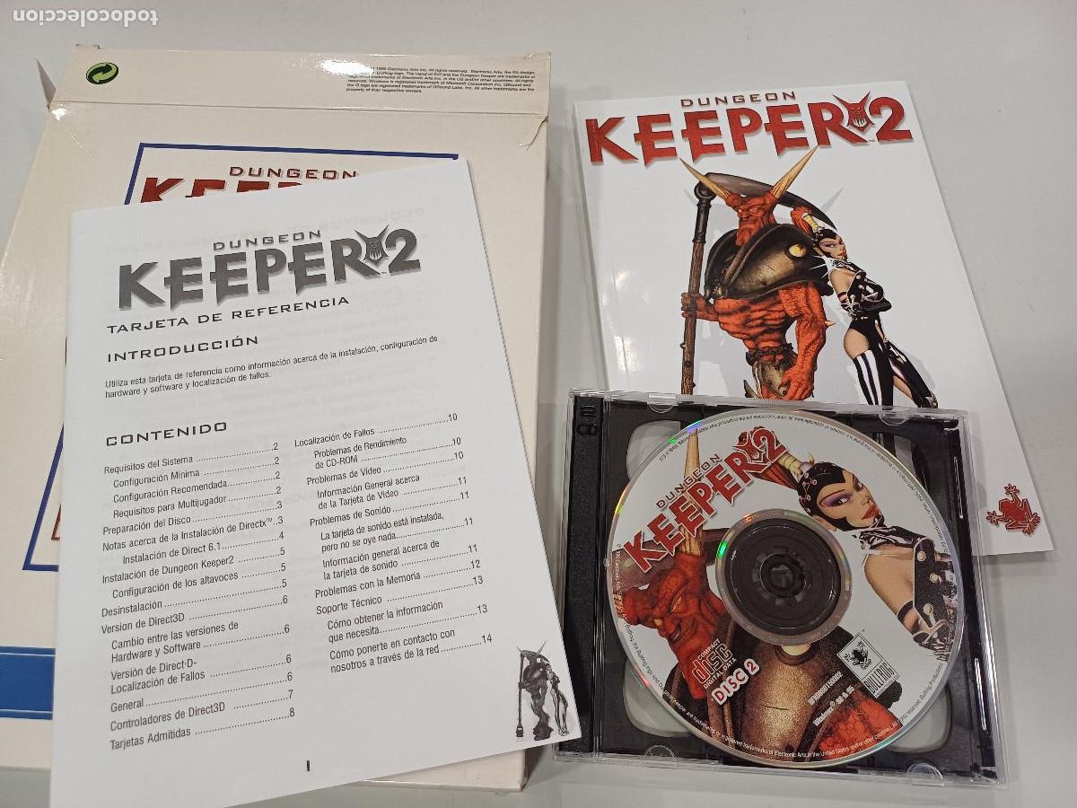 Videojuegos y consolas: DUNGEON KEEPER 2/PC EA ELECTRONIC ARTS CLASSICS. - Foto 2