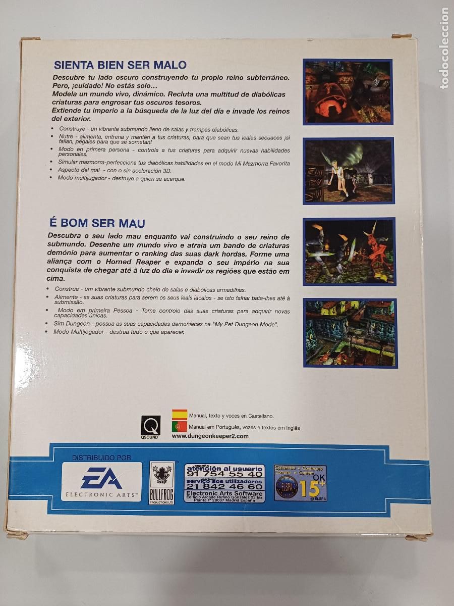 Videojuegos y consolas: DUNGEON KEEPER 2/PC EA ELECTRONIC ARTS CLASSICS. - Foto 5