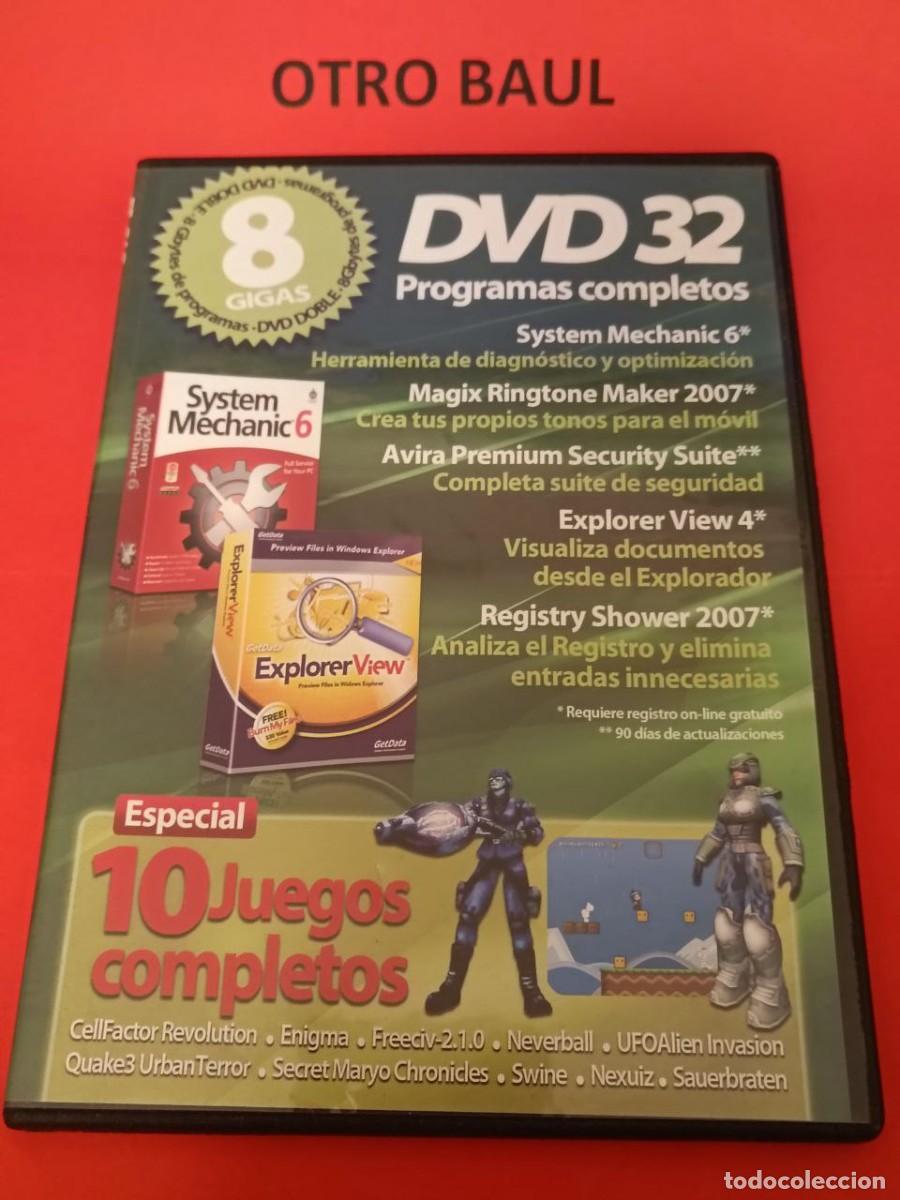 Videojuegos y consolas: ANTIGUO JUEGO PC - 32 PROGRAMAS COMPLETOS - 10 JUEGOS COMPLETOS - Foto 1