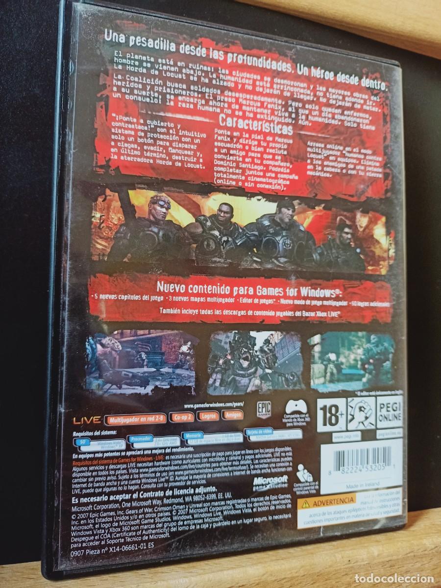 Videojuegos y consolas: GEARS OF WAR. PC DVD - Foto 4