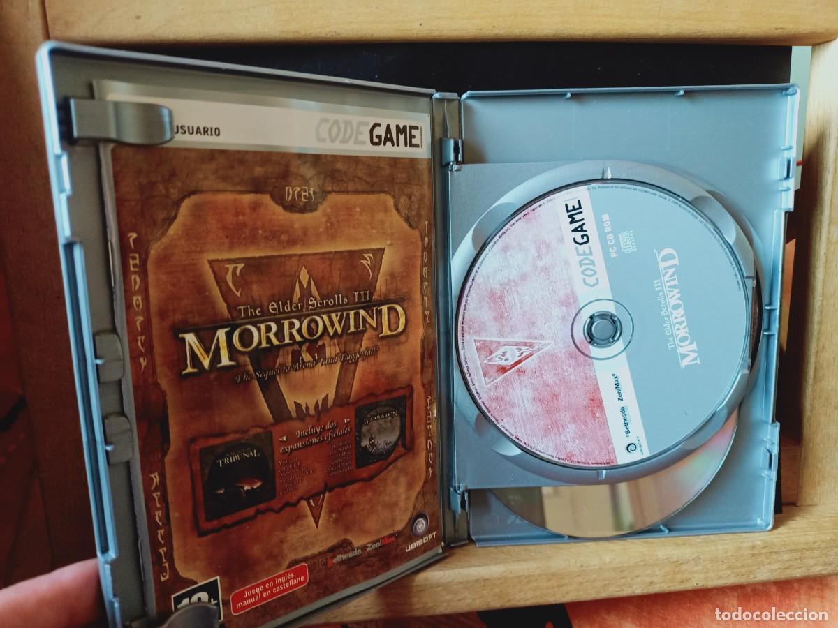 Videojuegos y consolas: MORROWIND THE ELDER SCROLLS III. 4 DISCOS. PC CD-ROM - Foto 2