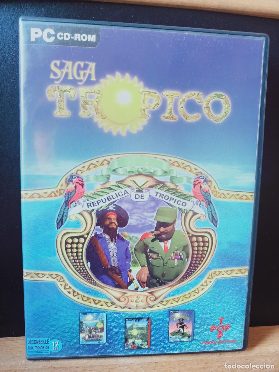 Videojuegos y consolas: SAGA TR&Oacute;PICO. 5 DISCOS. PC CD-ROM - Foto 1