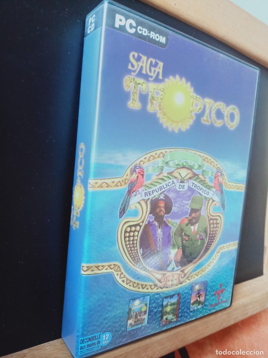 Videojuegos y consolas: SAGA TR&Oacute;PICO. 5 DISCOS. PC CD-ROM - Foto 2