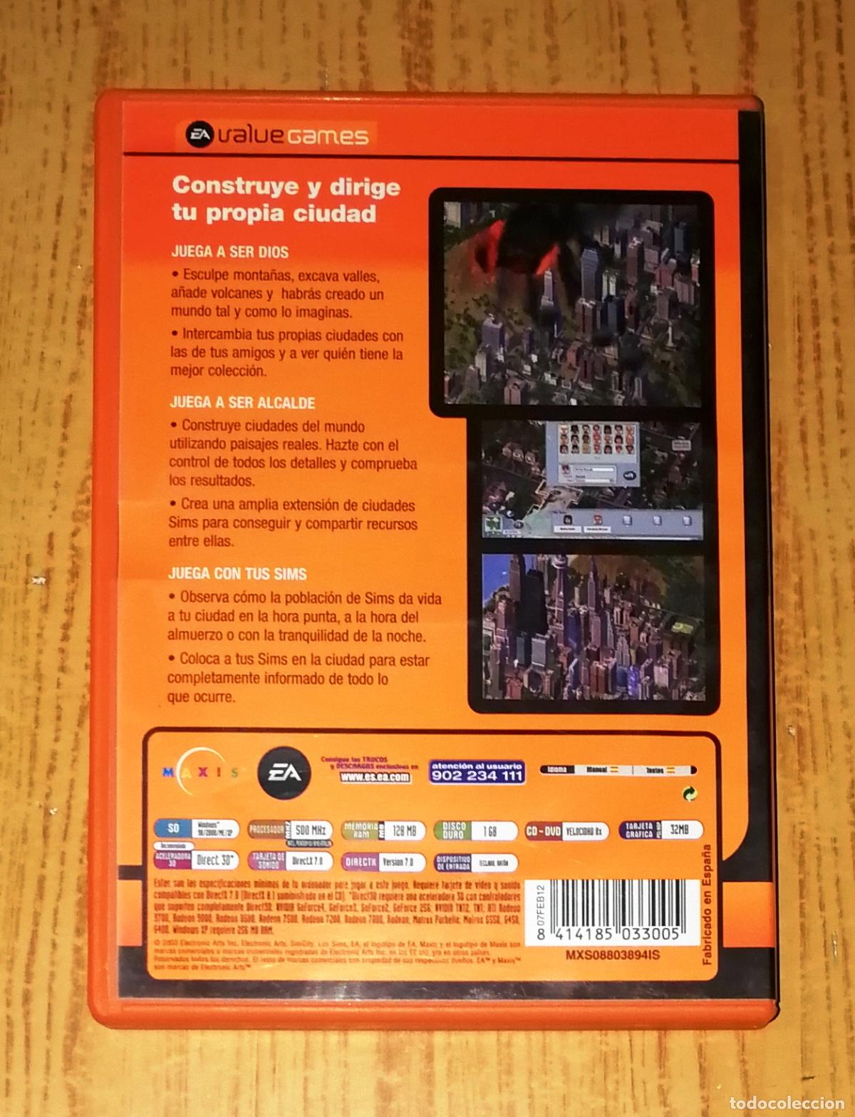 Videojuegos y consolas: 2 PC CD-ROM. SIMCITY 4 (EA Value Games). - EA Games : Maxis, 2003 - Foto 3
