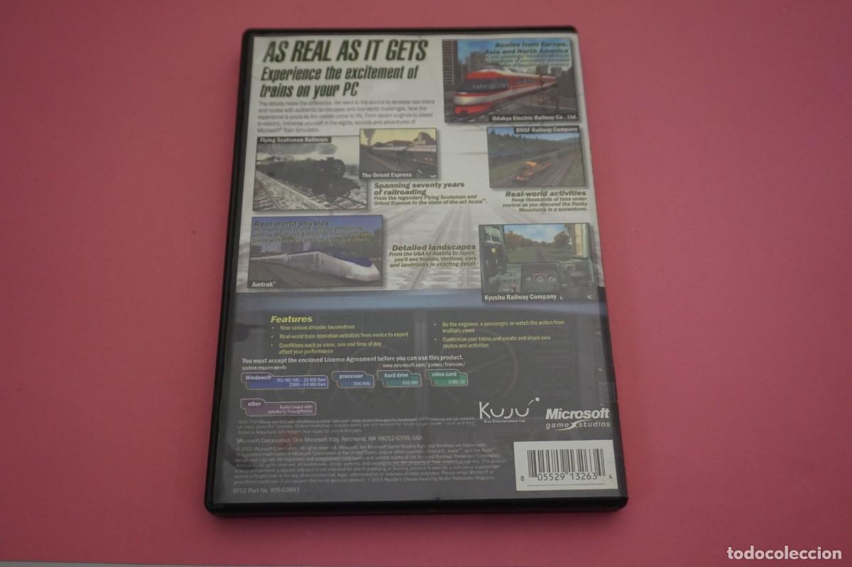 Videojuegos y consolas: SIMULADOR - MICROSOFT TRAIN SIMULATOR - PC CD GAMES - Foto 3