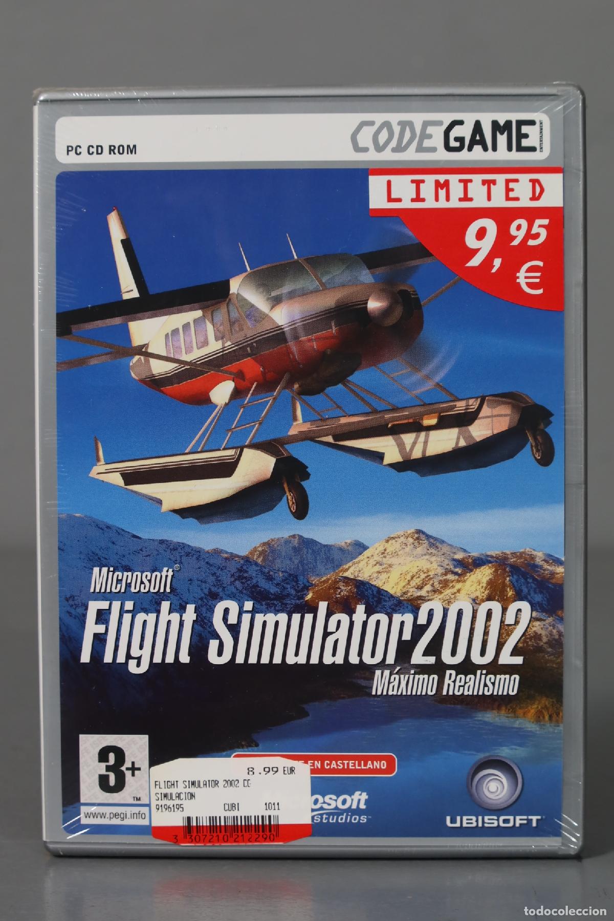 Videojuegos y consolas: PC CD-ROM. FLIGHT SIMULATOR 2002. MAXIMO REALISMO. PRECINTADO - Foto 1