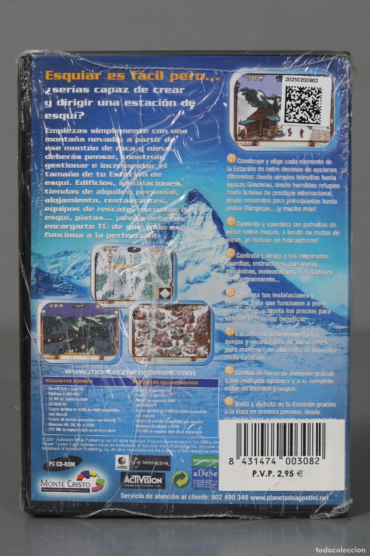 Videojuegos y consolas: PC CD-ROM. SKI RESORT TYCOON II. PRECINTADO - Foto 2