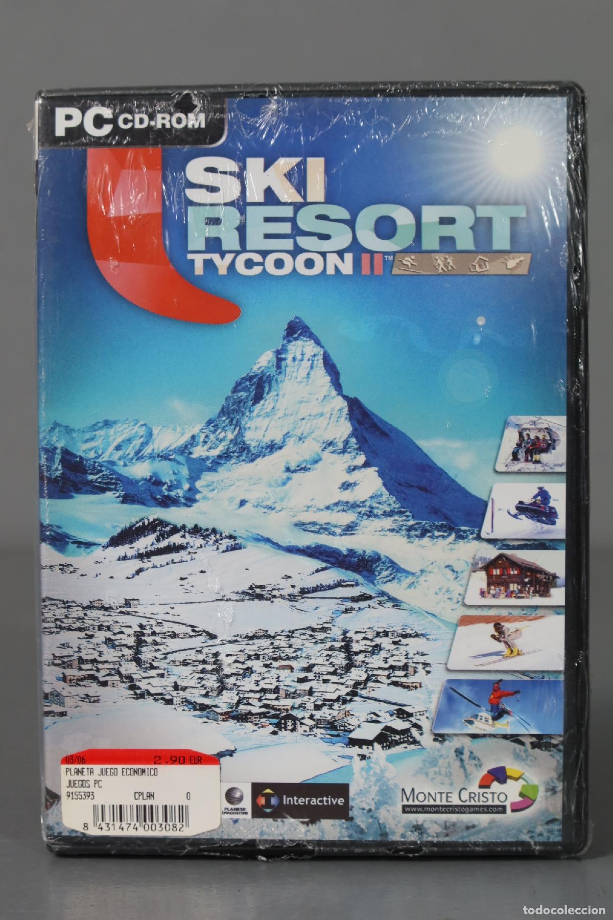 Videojuegos y consolas: PC CD-ROM. SKI RESORT TYCOON II. PRECINTADO - Foto 1