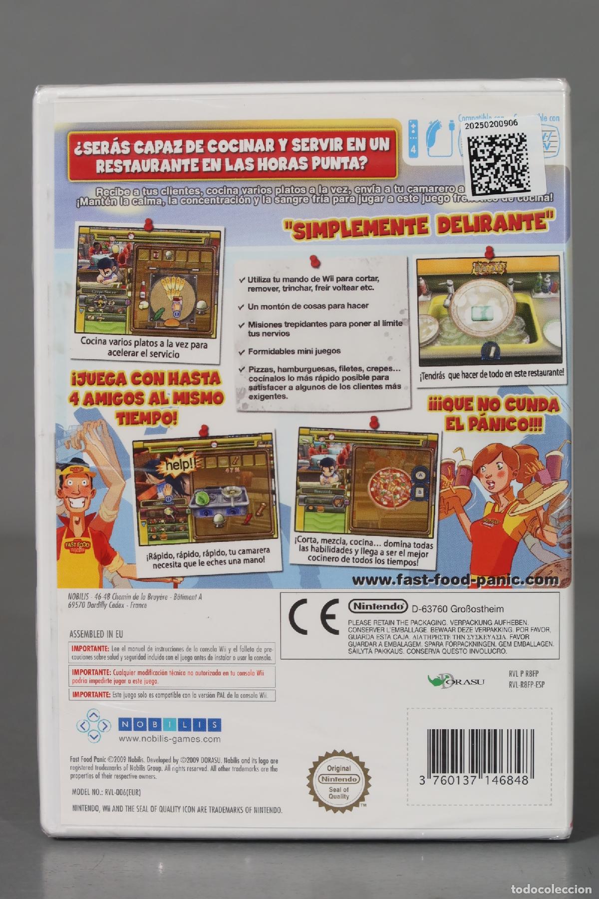 Videojuegos y consolas: WII. FAST FOOD PANIC. PRECINTADO - Foto 2