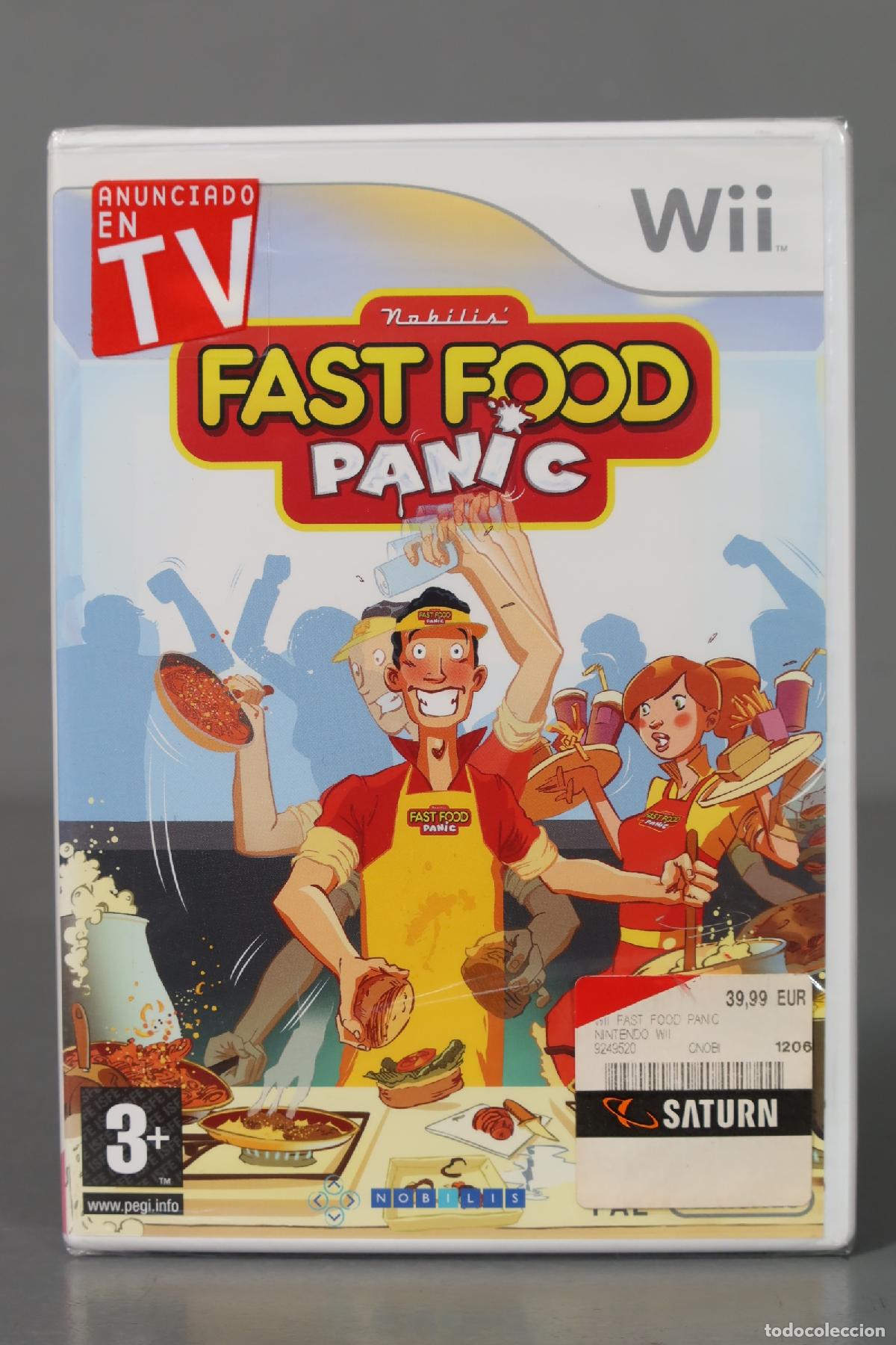 Videojuegos y consolas: WII. FAST FOOD PANIC. PRECINTADO - Foto 1