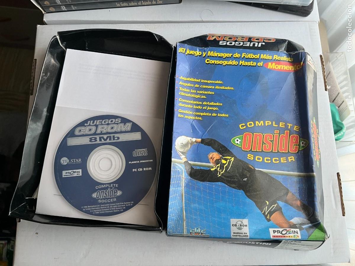 Videojuegos y consolas: COMPLETE ONSIDE SOCCER - PC CD BIG BOX KREATEN - Foto 1