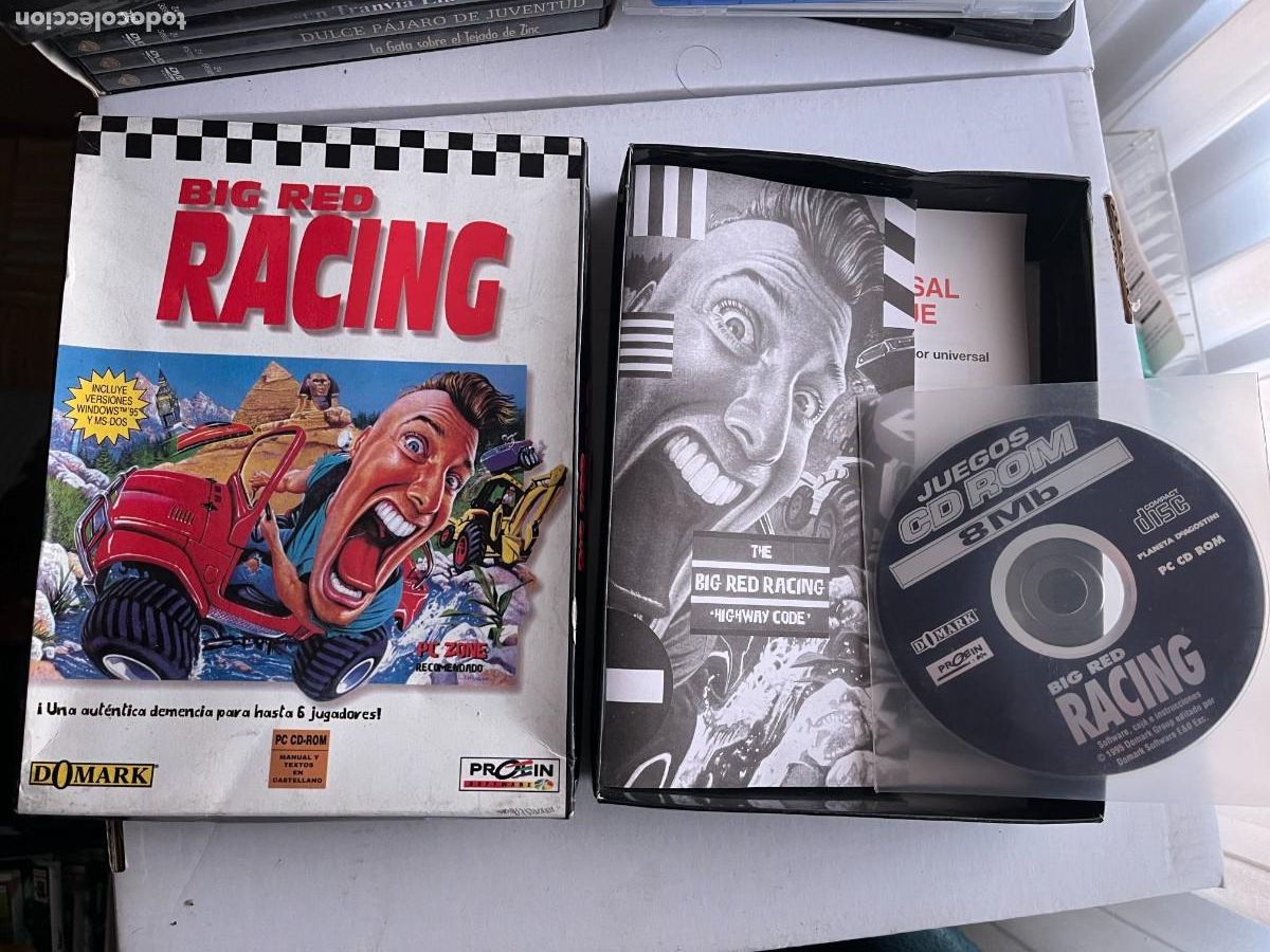 Videojuegos y consolas: BIG RED RACING - PC CD BIG BOX KREATEN - Foto 1