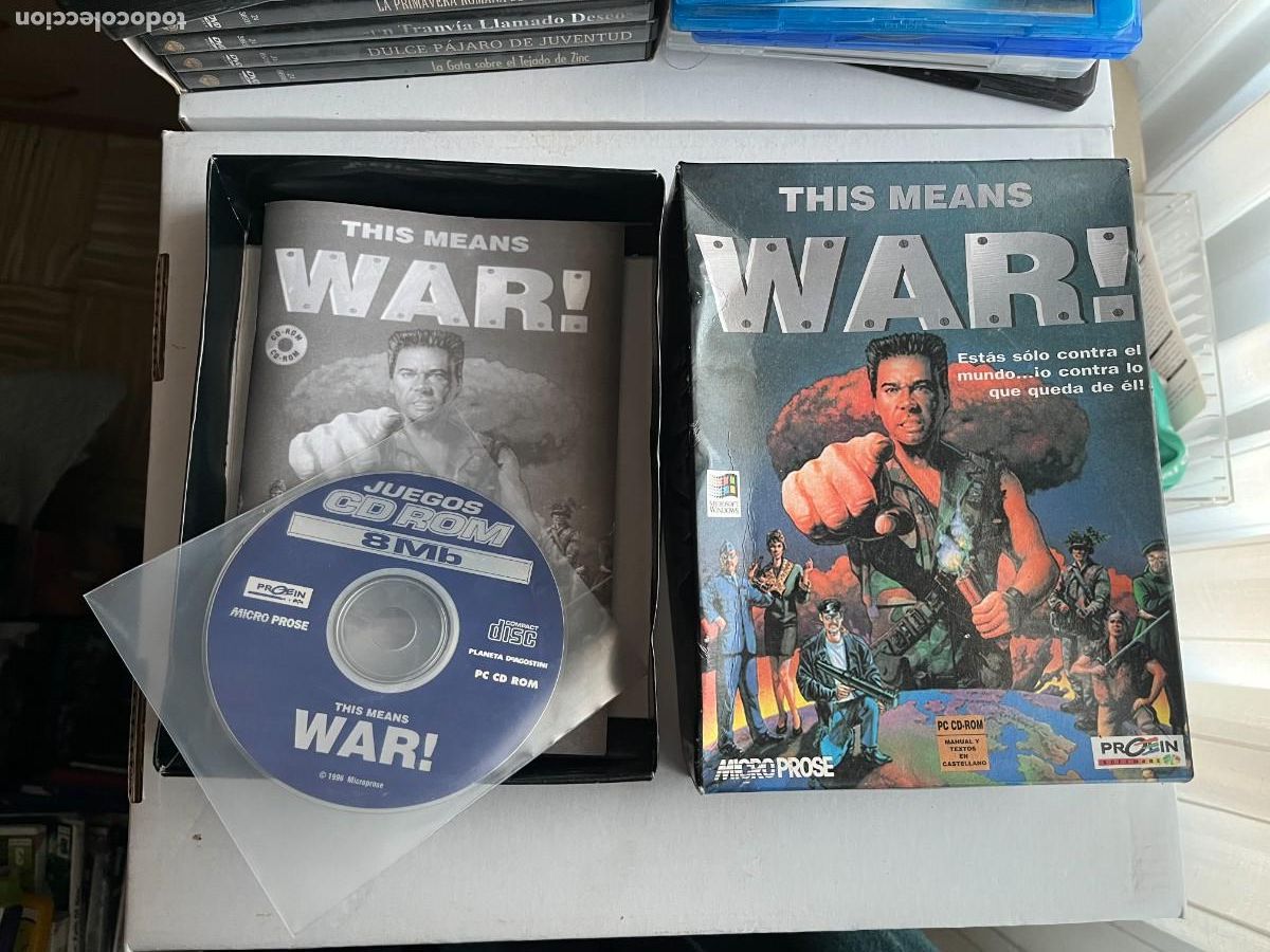Videojuegos y consolas: THIS MEANS WAR PC CD BIG BOX KREATEN - Foto 1